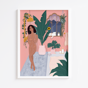 Plant Woman Shower